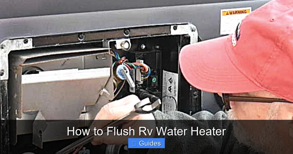 How to Flush Rv Water Heater
