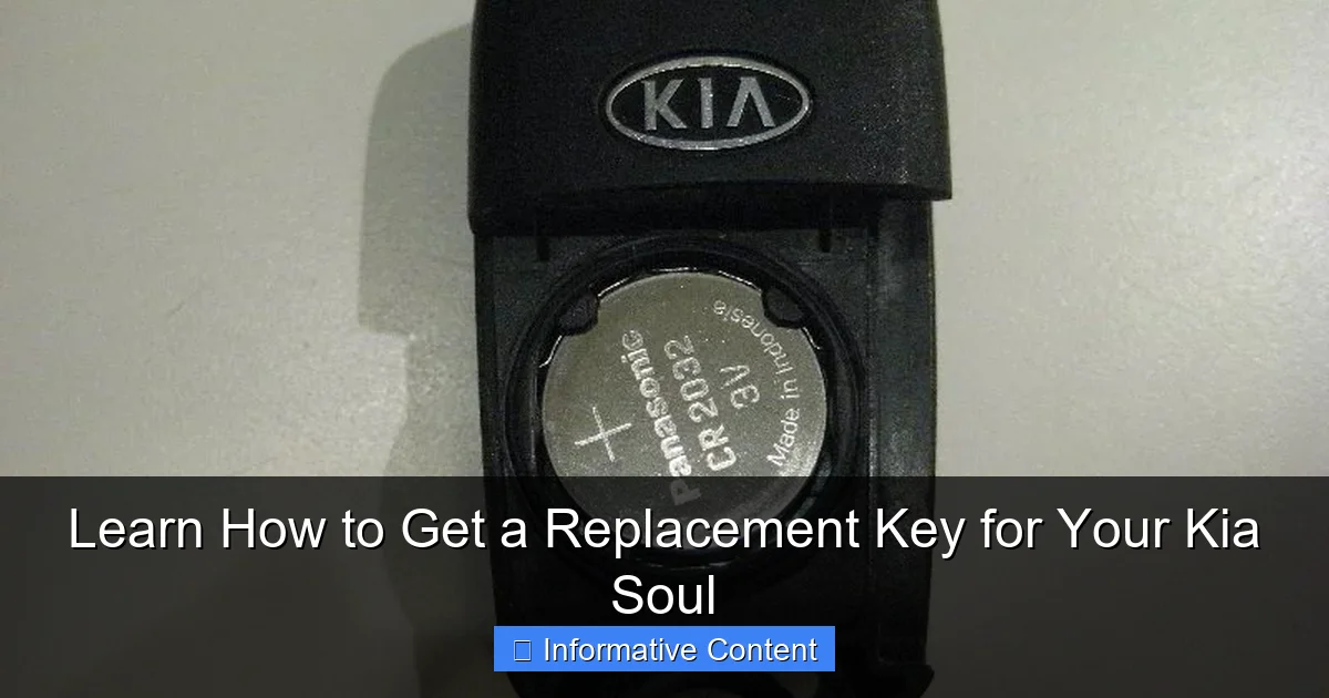 Learn How to Get a Replacement Key for Your Kia Soul