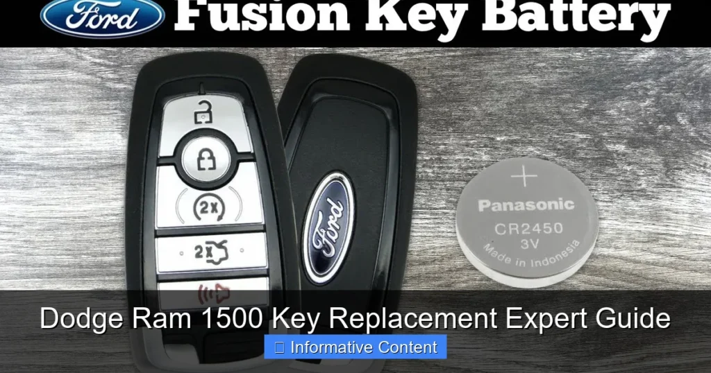 Dodge Ram 1500 Key Replacement Expert Guide