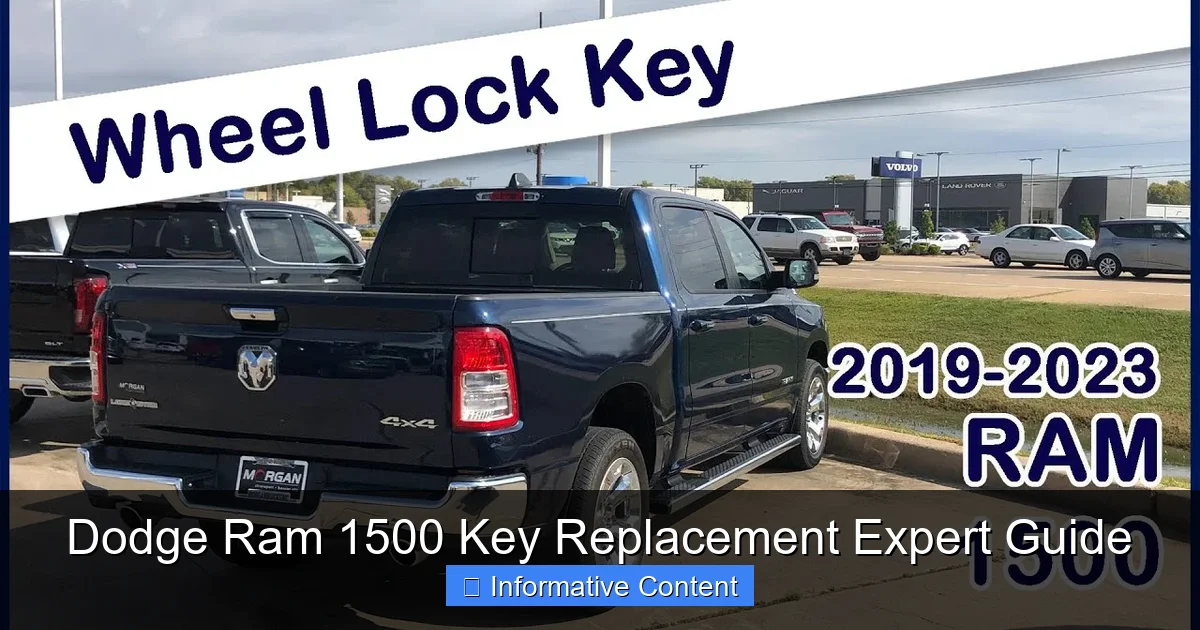 Dodge Ram 1500 Key Replacement Expert Guide