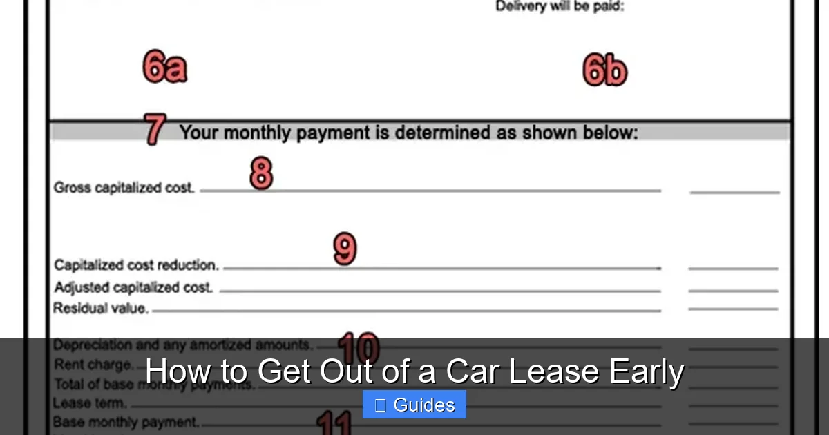 How to Get Out of a Car Lease Early