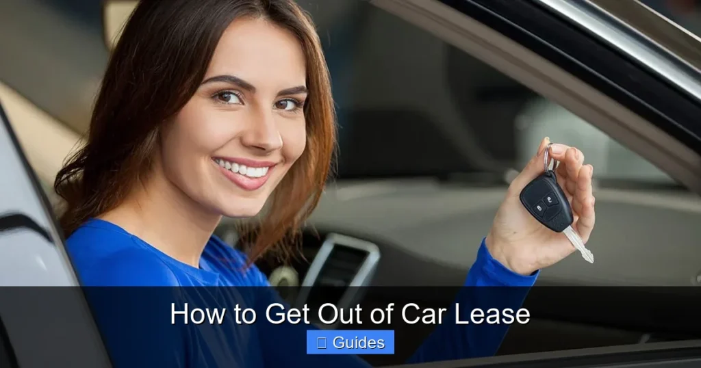 How to Get Out of Car Lease