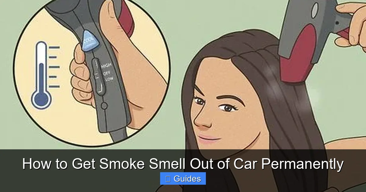 How to Get Smoke Smell Out of Car Permanently