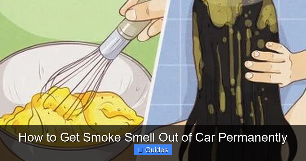 How to Get Smoke Smell Out of Car Permanently