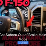 How to Get Subaru Out of Brake Maintenance Mode