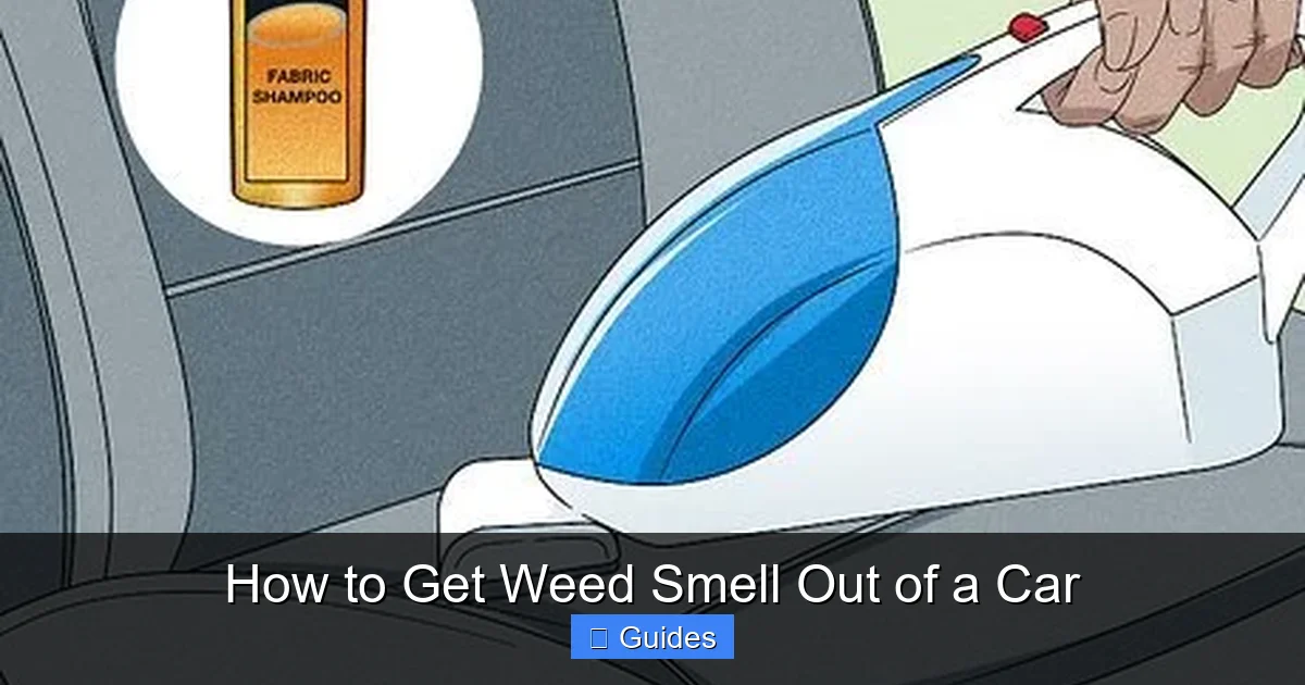 How to Get Weed Smell Out of a Car