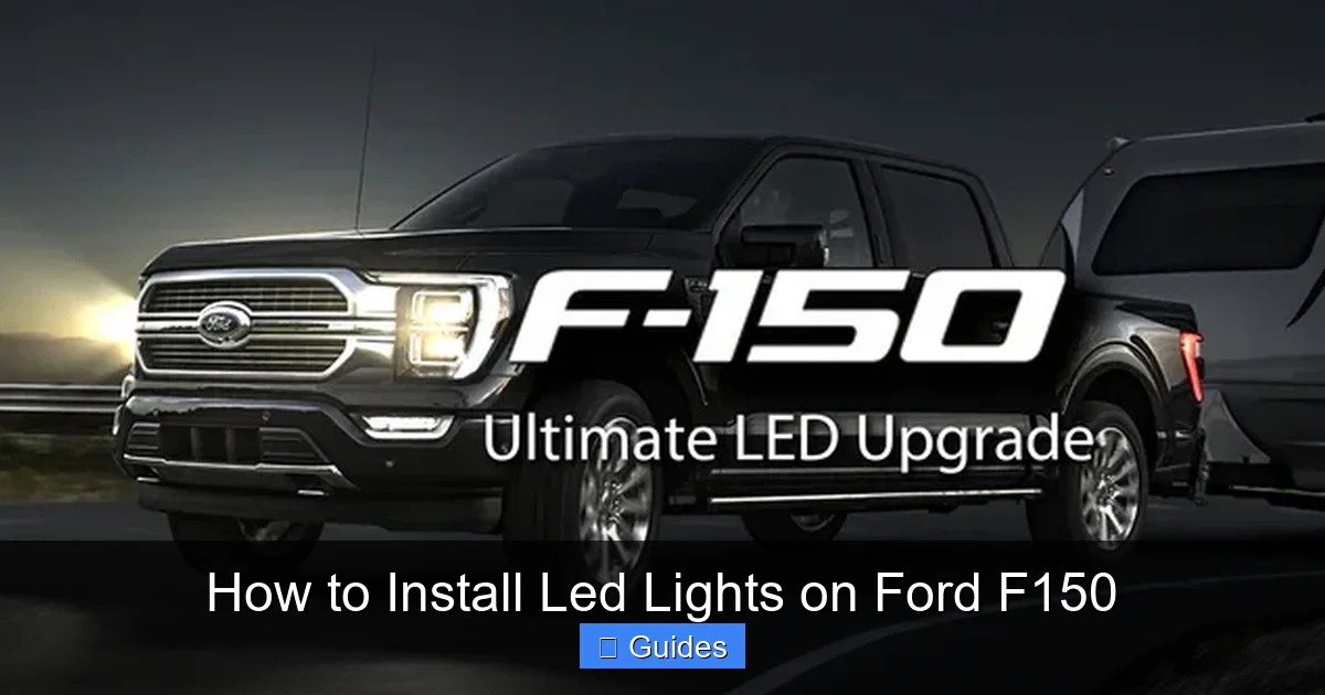 How to Install Led Lights on Ford F150