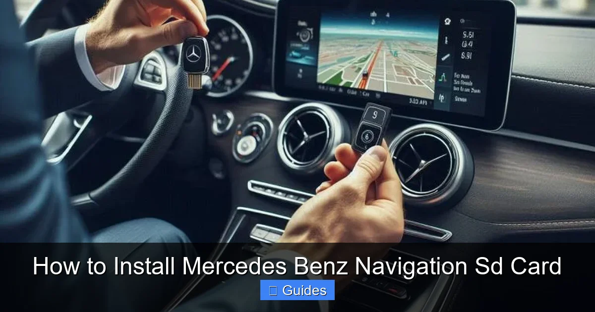 How to Install Mercedes Benz Navigation Sd Card