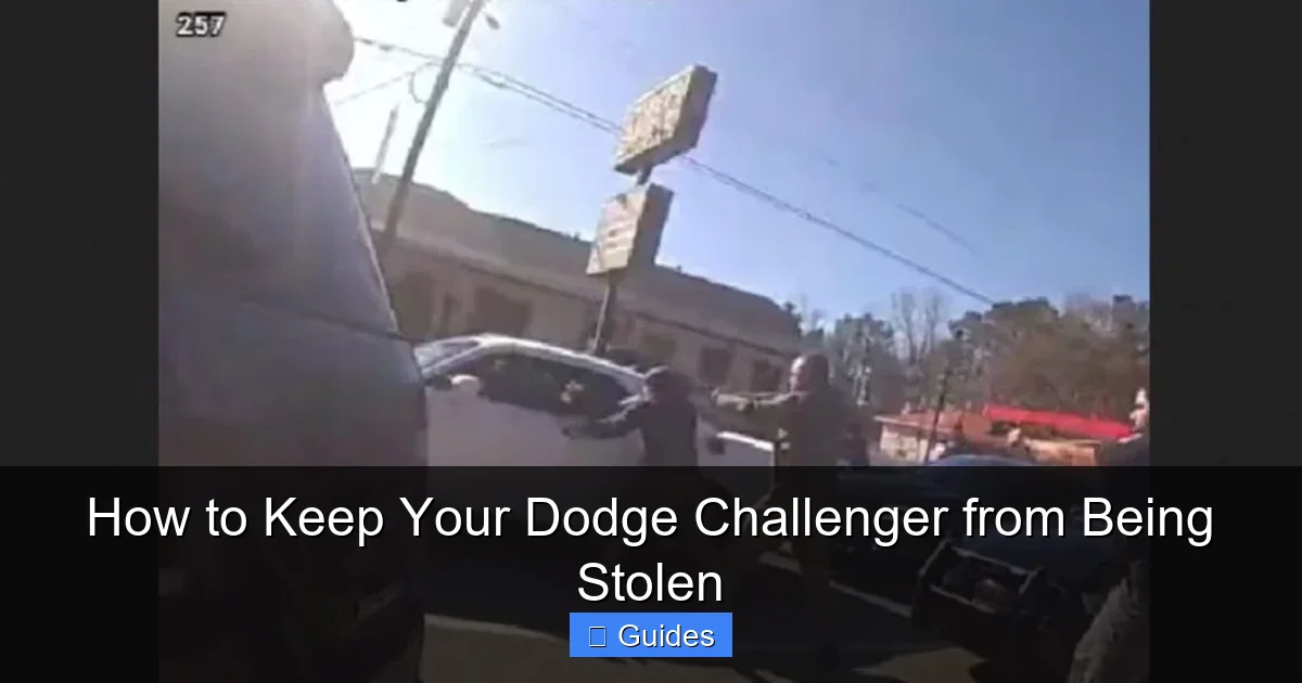 How to Keep Your Dodge Challenger from Being Stolen