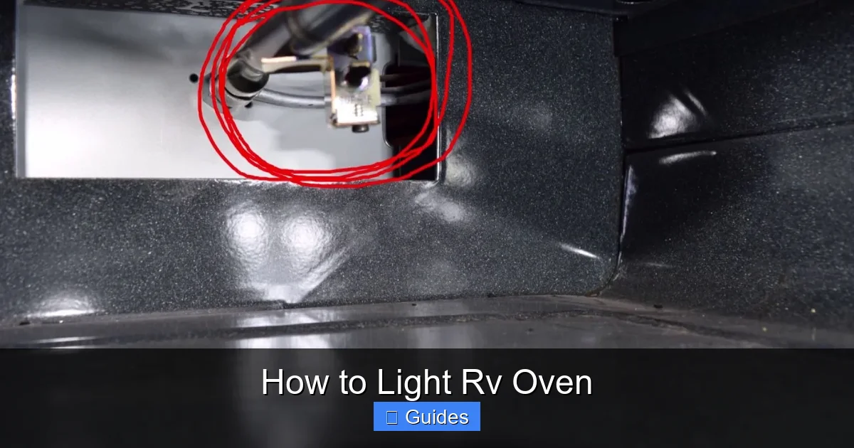 How to Light Rv Oven