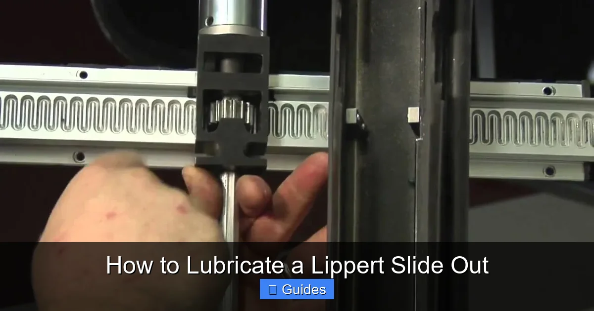 How to Lubricate a Lippert Slide Out