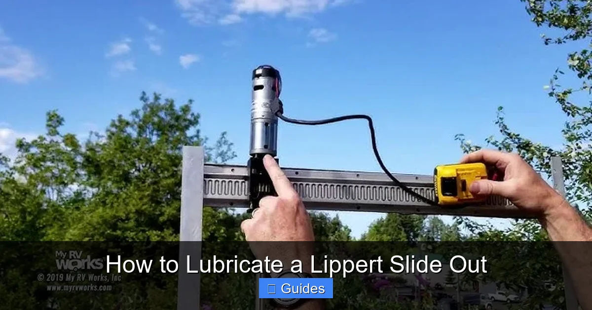 How to Lubricate a Lippert Slide Out