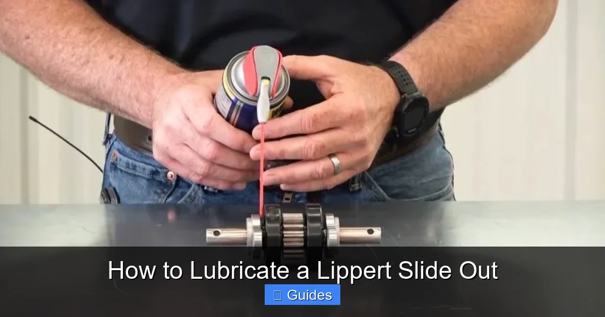 How to Lubricate a Lippert Slide Out
