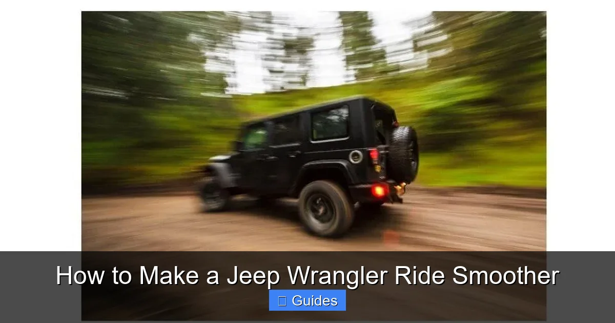 How to Make a Jeep Wrangler Ride Smoother