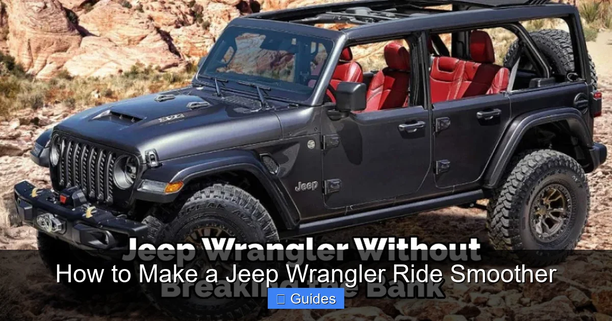 How to Make a Jeep Wrangler Ride Smoother
