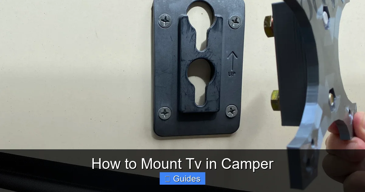 How to Mount Tv in Camper