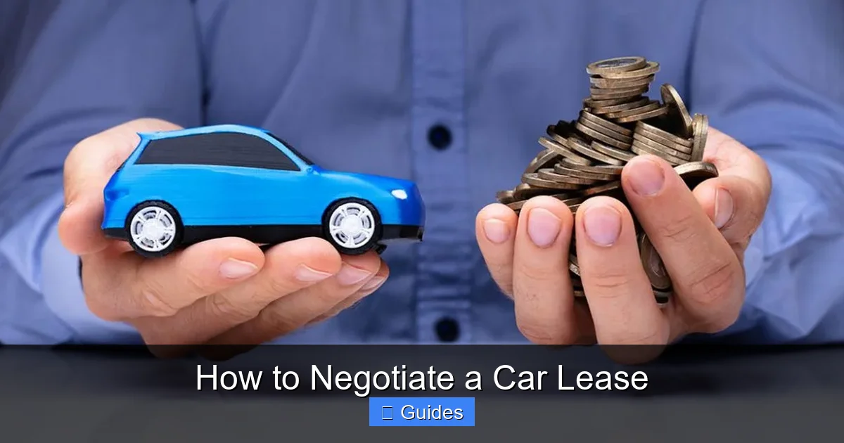 How to Negotiate a Car Lease