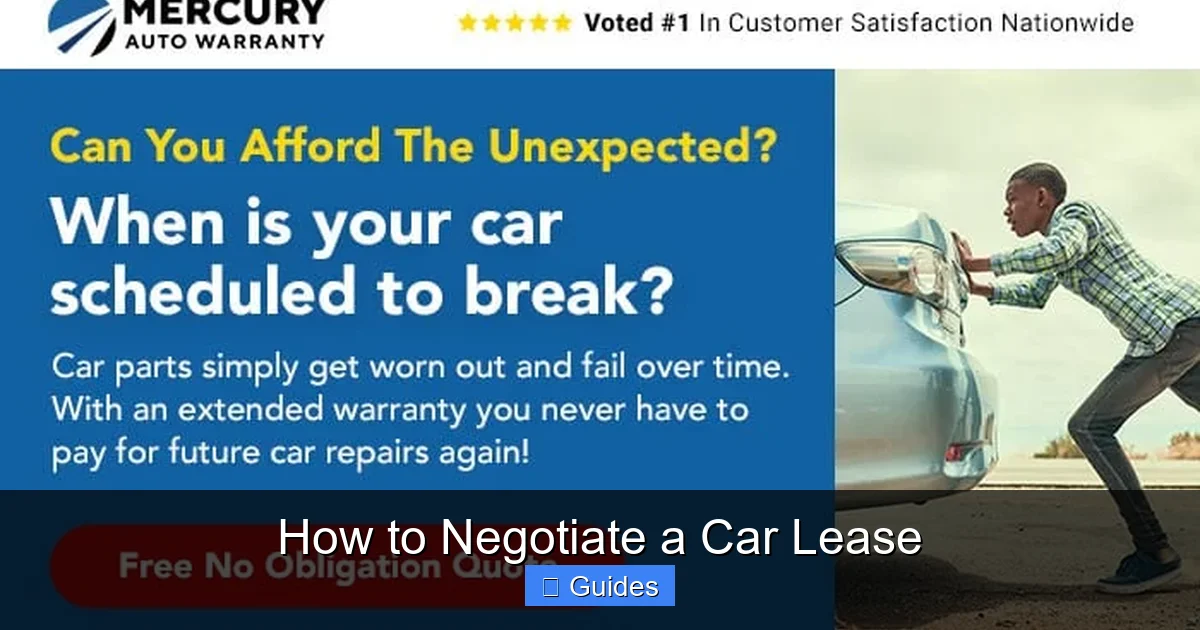 How to Negotiate a Car Lease