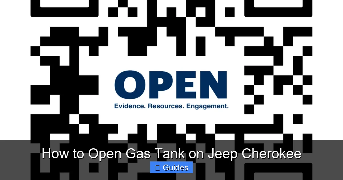 How to Open Gas Tank on Jeep Cherokee