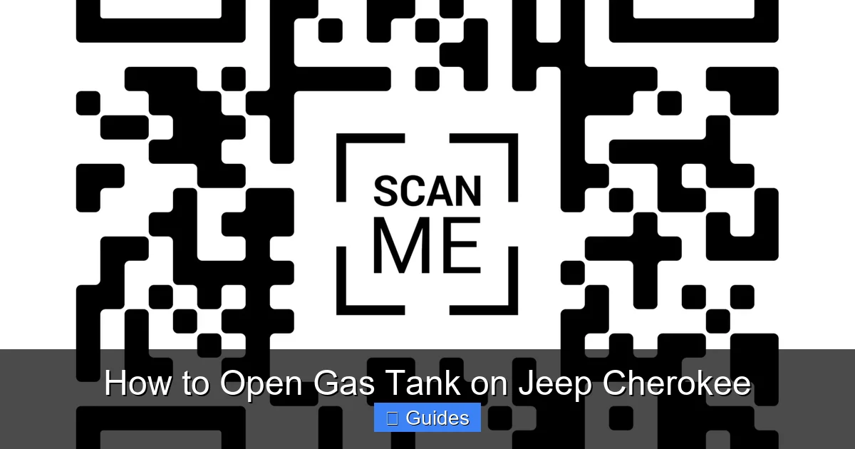 How to Open Gas Tank on Jeep Cherokee