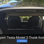 How to Open Tesla Model 3 Trunk from Outside