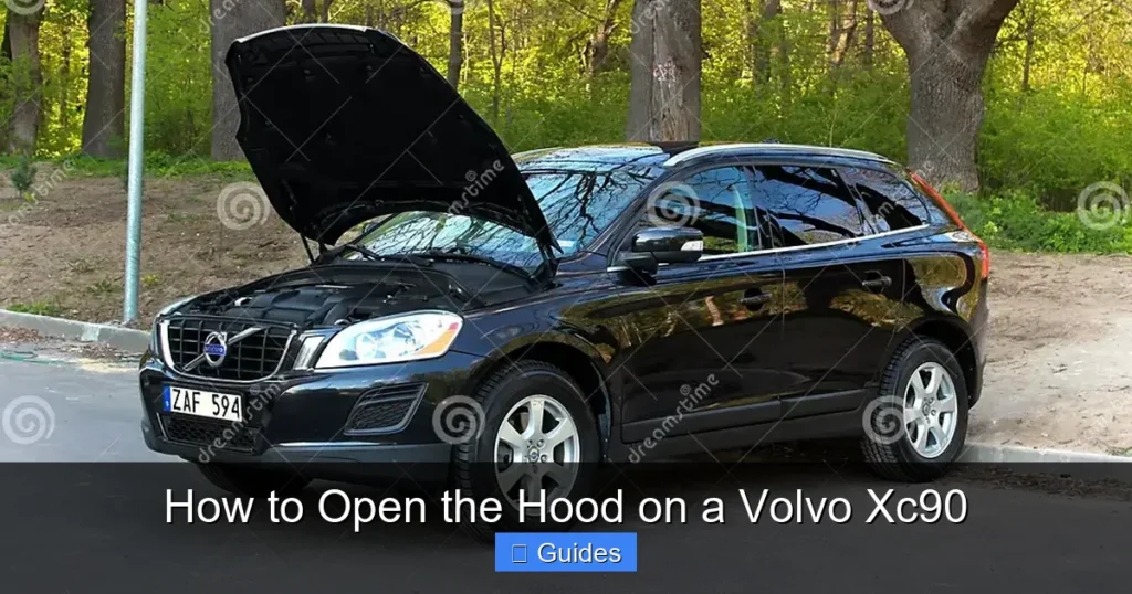 How to Open the Hood on a Volvo Xc90