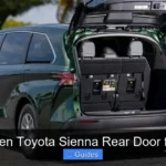 How to Open Toyota Sienna Rear Door from Inside