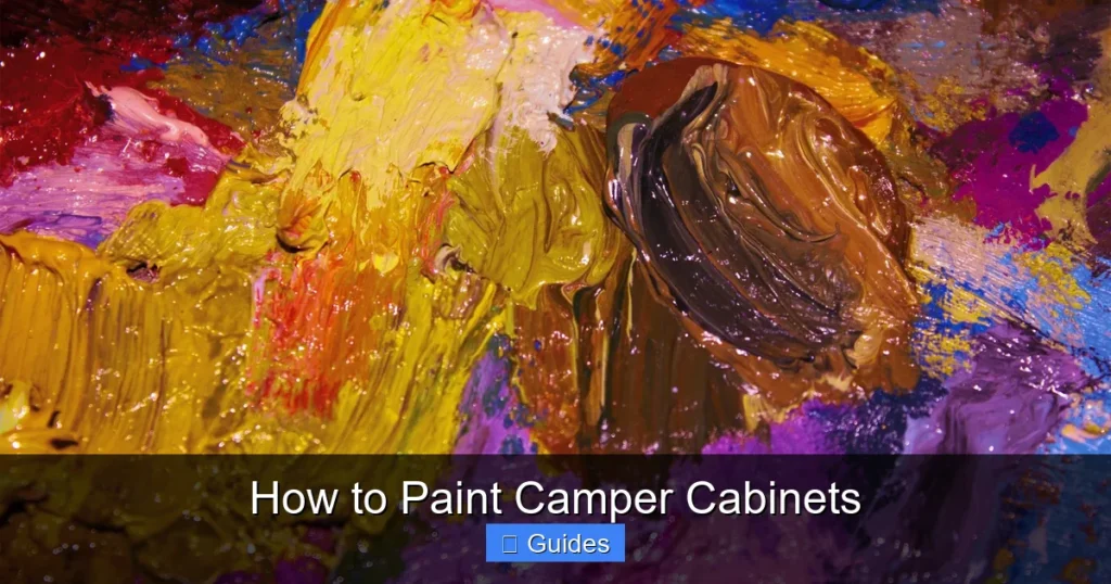 How to Paint Camper Cabinets