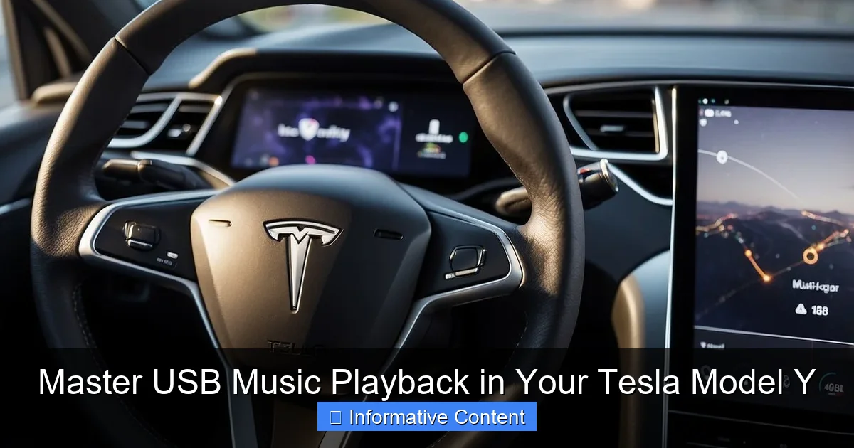 Master USB Music Playback in Your Tesla Model Y