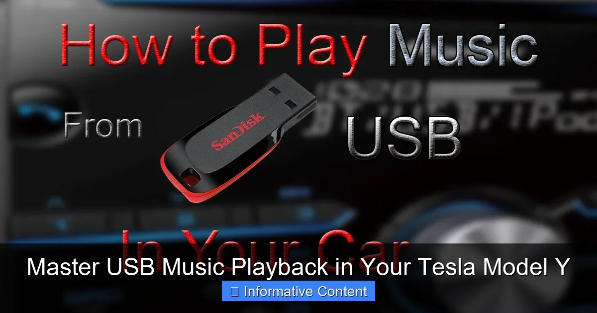 Master USB Music Playback in Your Tesla Model Y
