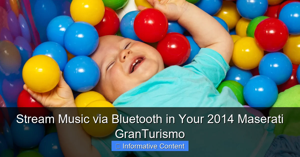 Stream Music via Bluetooth in Your 2014 Maserati GranTurismo