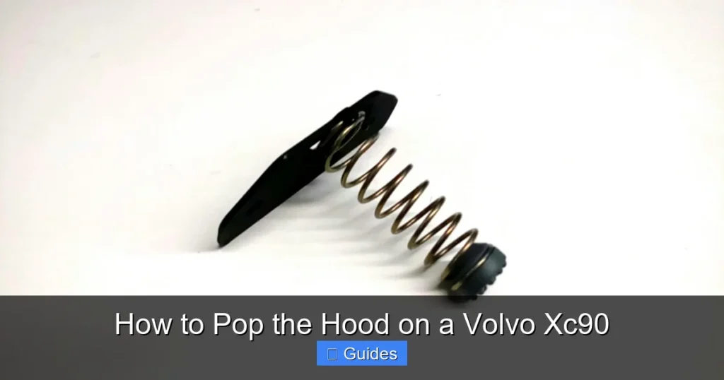 How to Pop the Hood on a Volvo Xc90