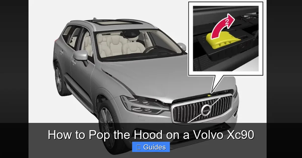 How to Pop the Hood on a Volvo Xc90