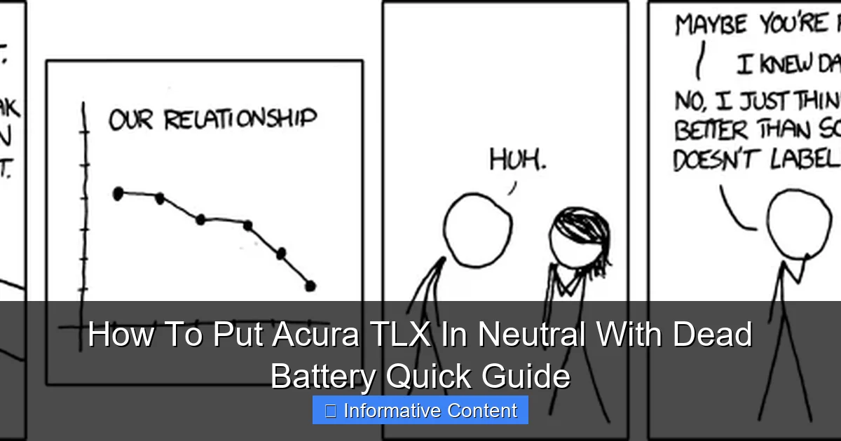 How To Put Acura TLX In Neutral With Dead Battery Quick Guide