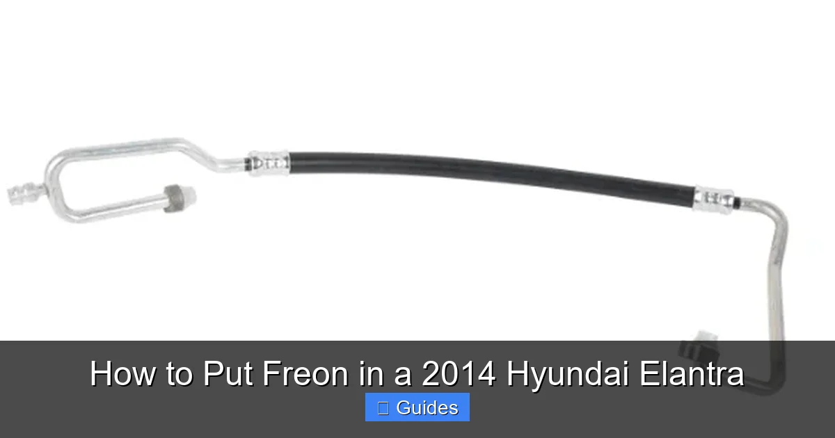 How to Put Freon in a 2014 Hyundai Elantra