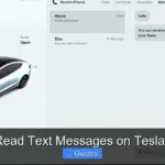 How to Read Text Messages on Tesla Model 3