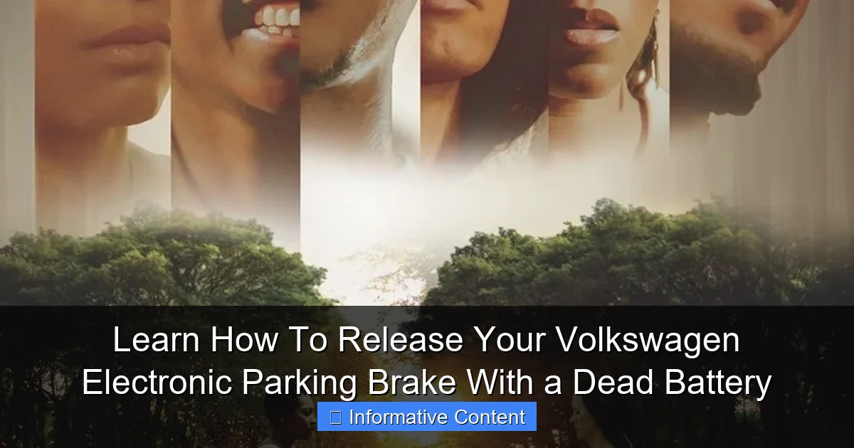 Learn How To Release Your Volkswagen Electronic Parking Brake With a Dead Battery