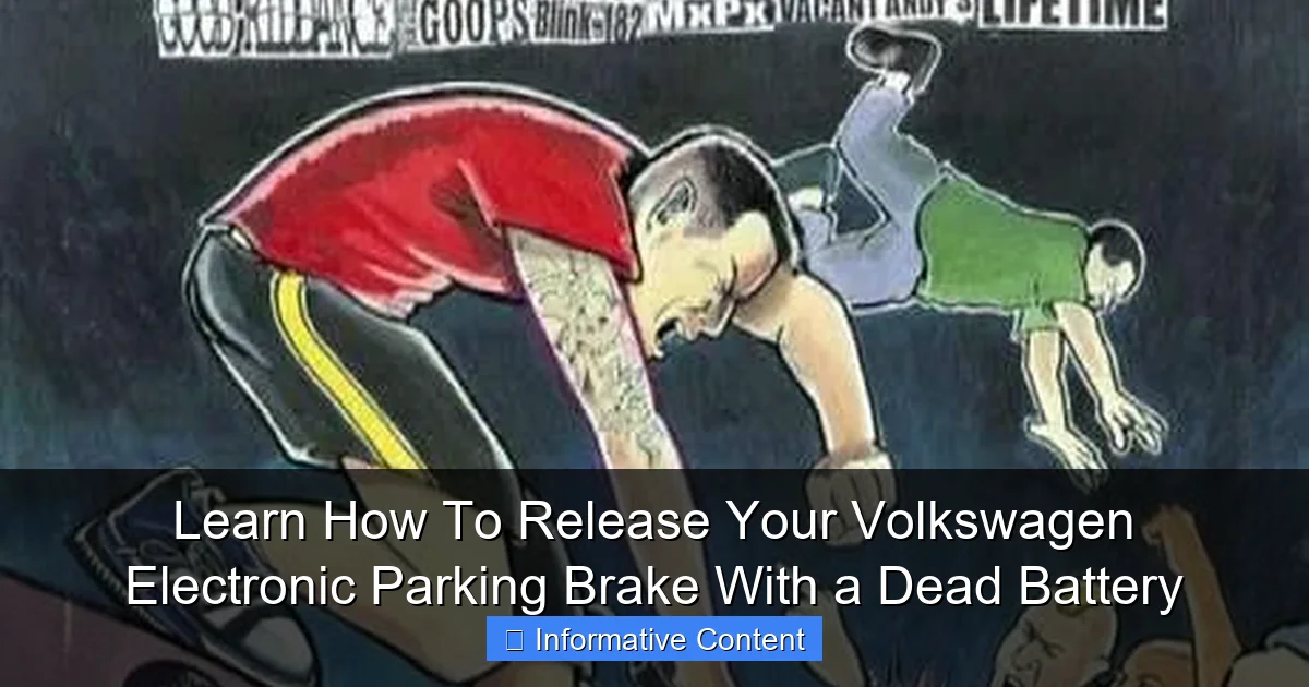 Learn How To Release Your Volkswagen Electronic Parking Brake With a Dead Battery