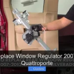 How to Replace Window Regulator 2007 Maserati Quattroporte