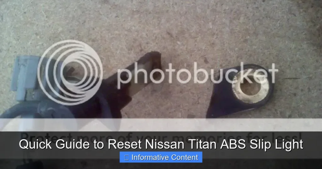 Quick Guide to Reset Nissan Titan ABS Slip Light