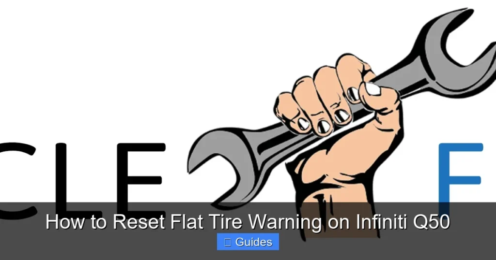 How to Reset Flat Tire Warning on Infiniti Q50