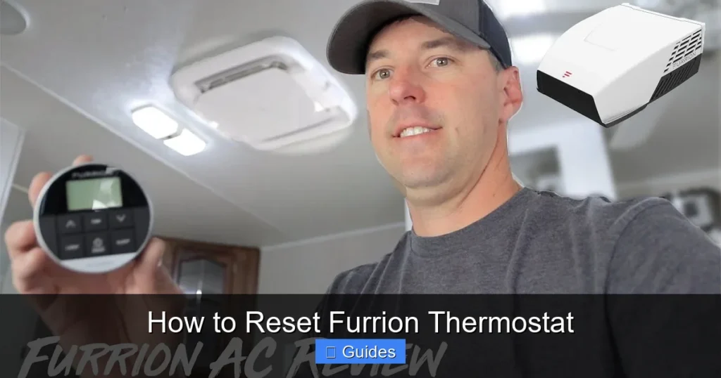 How to Reset Furrion Thermostat