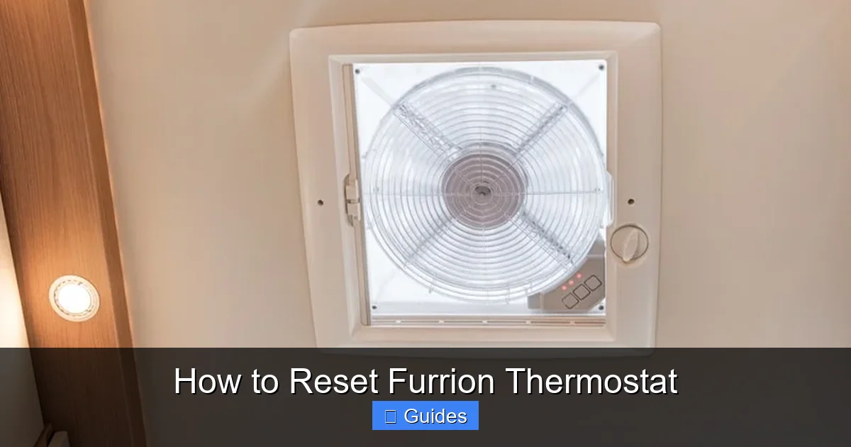 How to Reset Furrion Thermostat