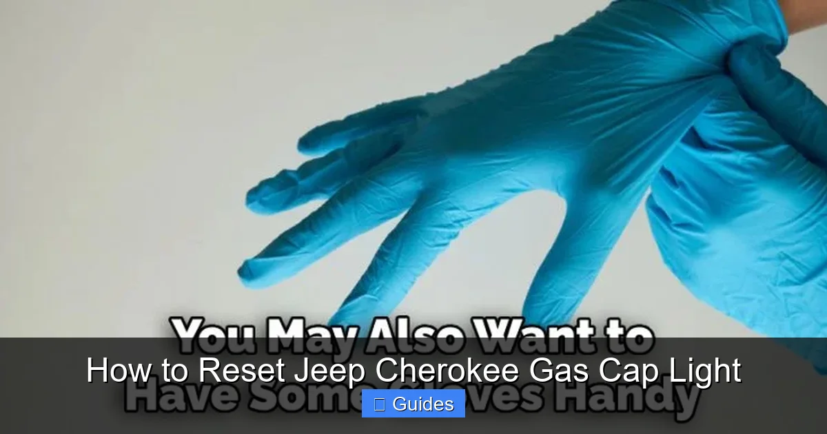 How to Reset Jeep Cherokee Gas Cap Light