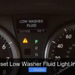 How to Reset Low Washer Fluid Light Infiniti Qx80