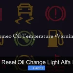 How to Reset Oil Change Light Alfa Romeo
