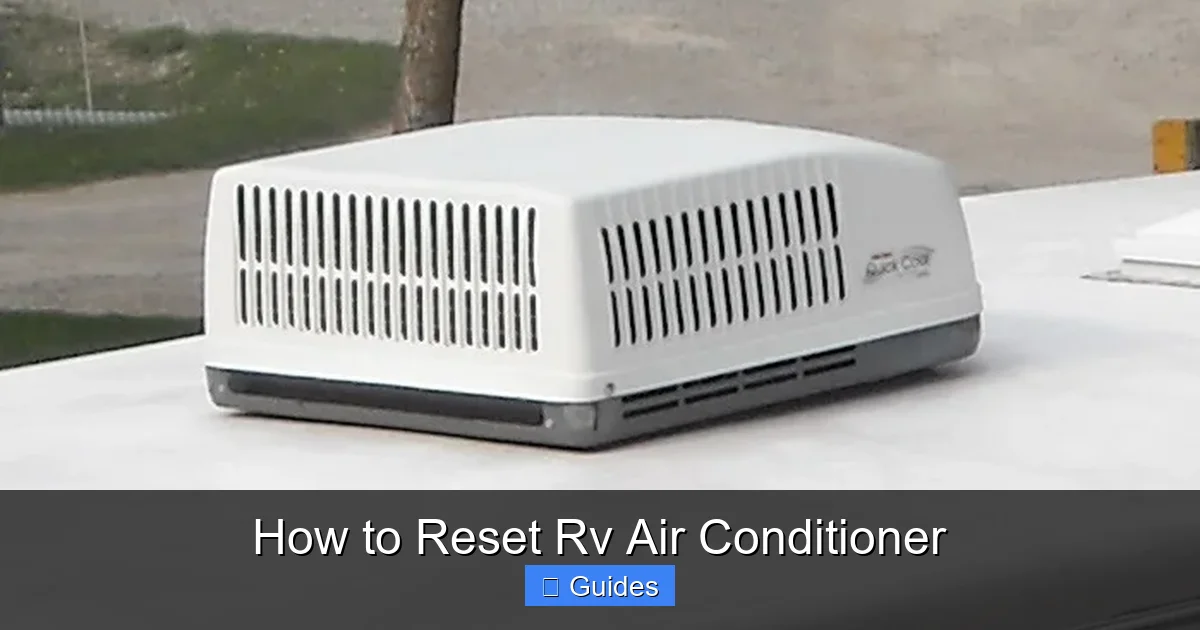 How to Reset Rv Air Conditioner