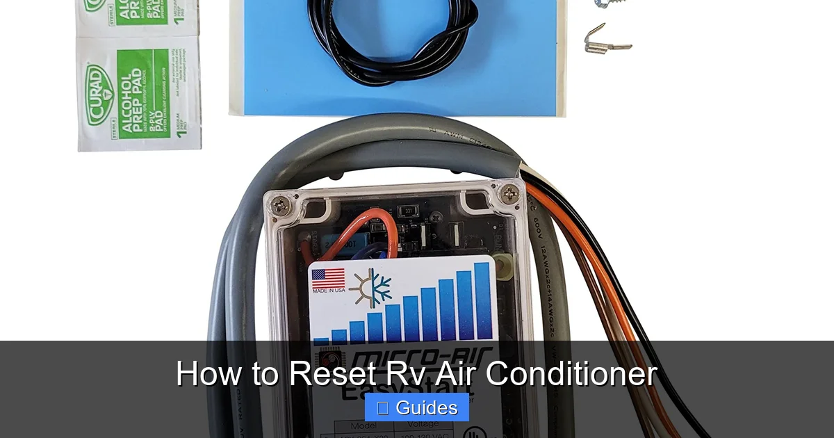 How to Reset Rv Air Conditioner
