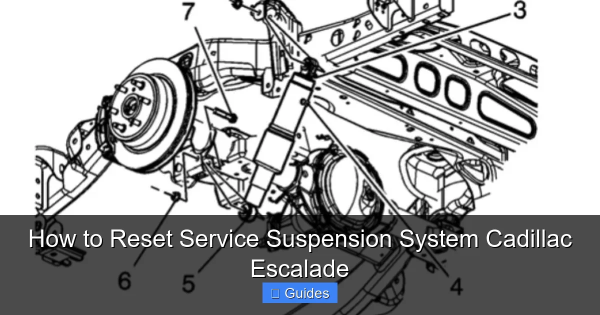 How to Reset Service Suspension System Cadillac Escalade