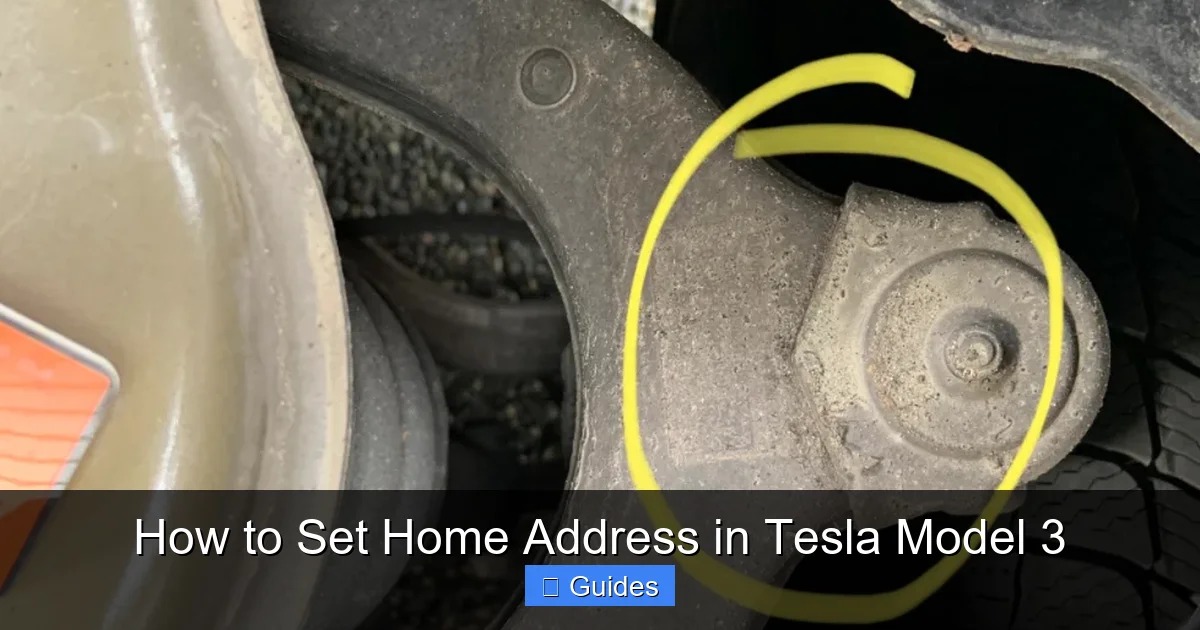 How to Set Home Address in Tesla Model 3